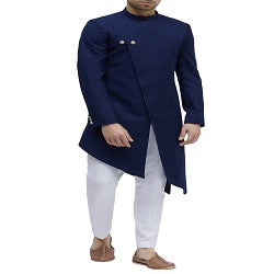 Indian Designer Mens Wedding Jodhpuri Achkan Indowestern