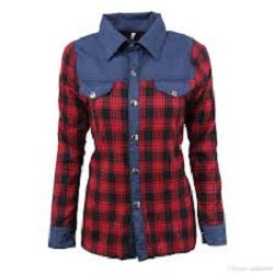 european fashion plaid shirt